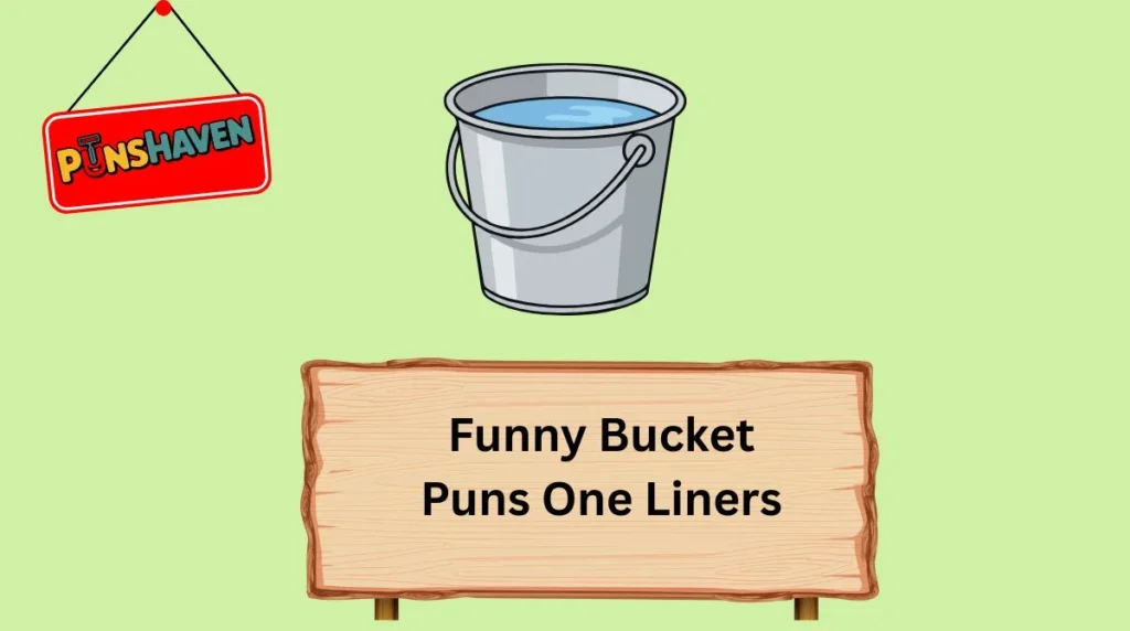 Funny Bucket Puns One Liners
