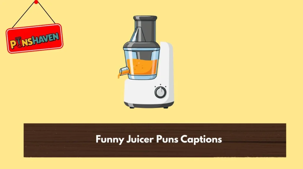 Funny Juicer Puns Captions