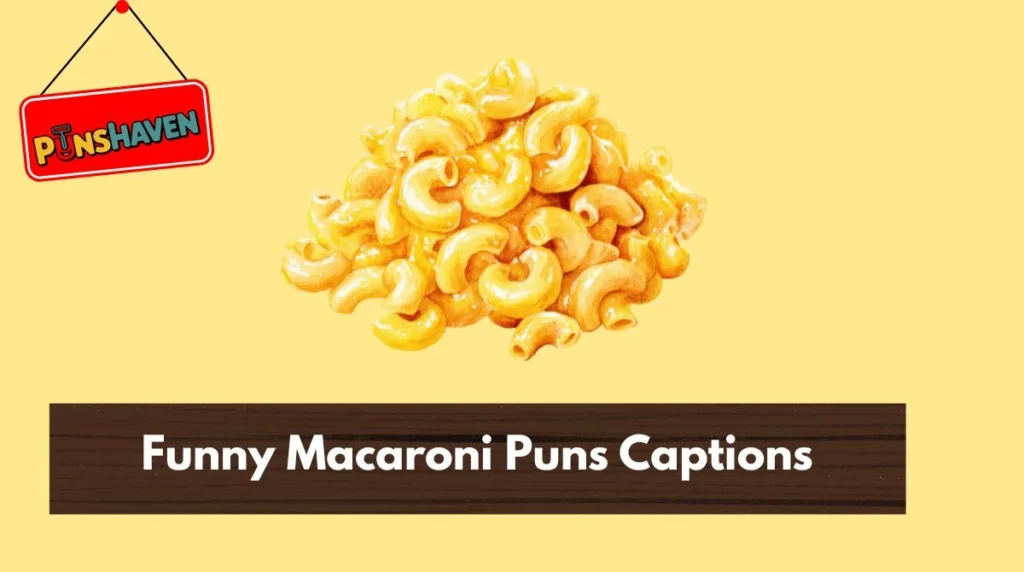 Funny Macaroni Puns Captions