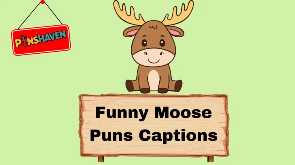 Funny Moose Puns Captions