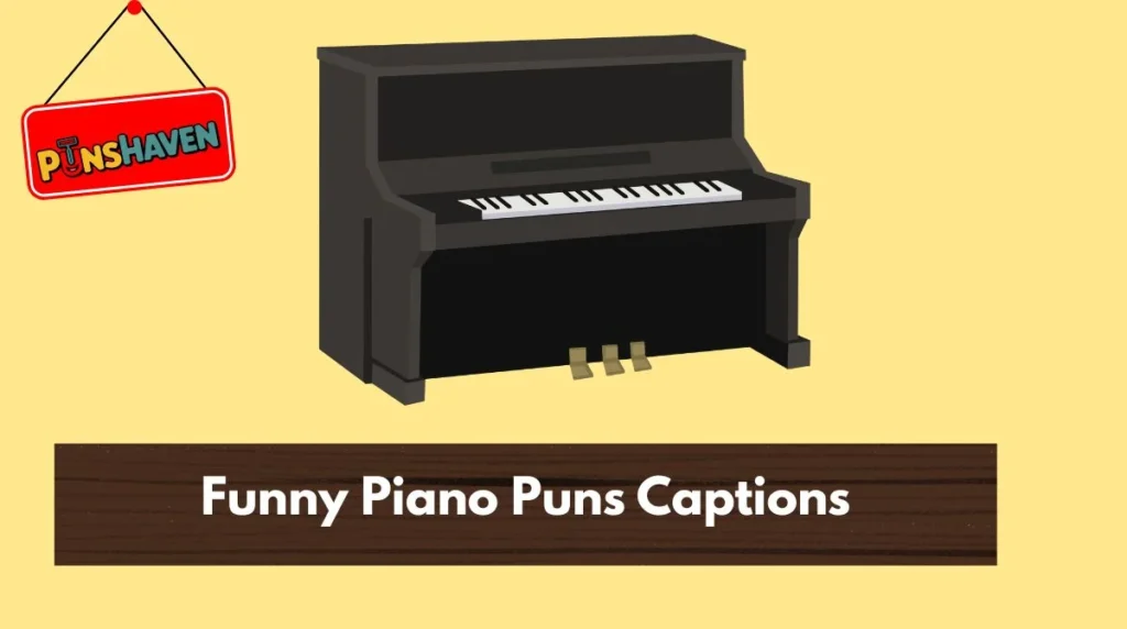 Funny Piano Puns Captions