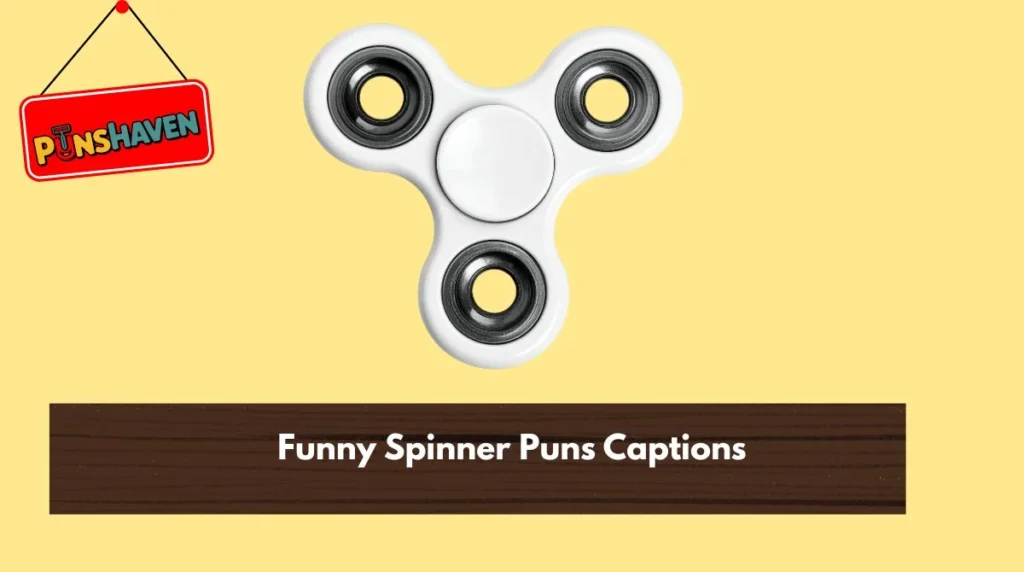 Funny Spinner Puns Captions