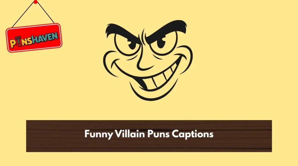 Funny Villain Puns Captions