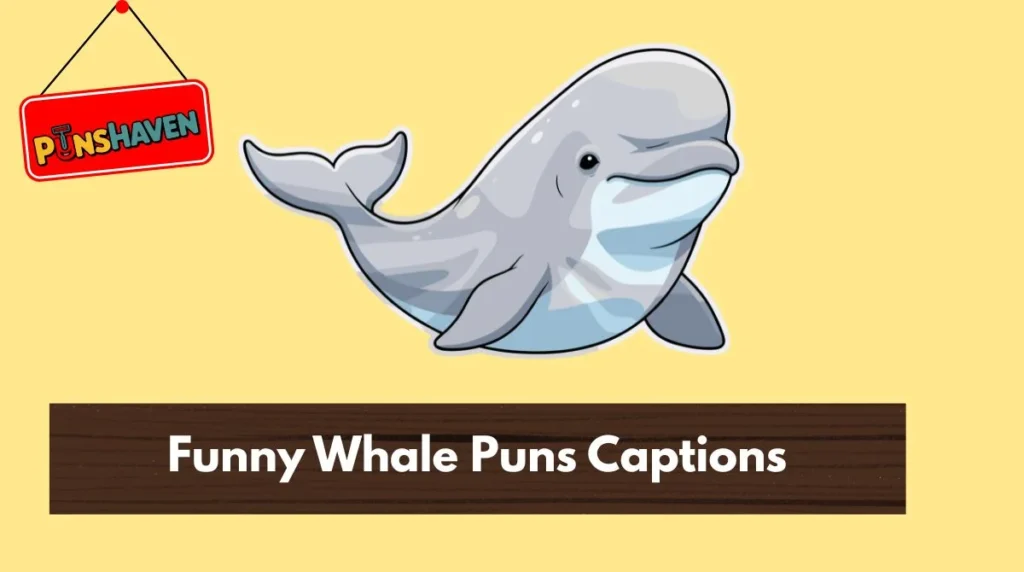 Funny Whale Puns Captions