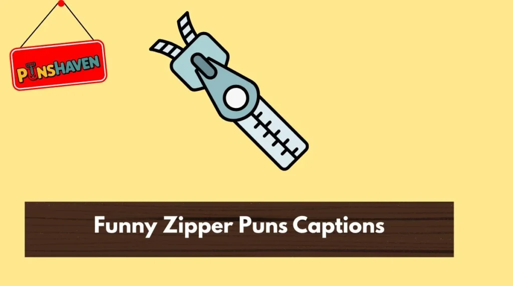 Funny Zipper Puns Captions