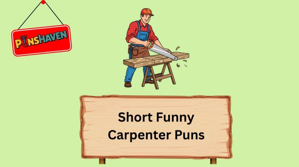 Short Funny Carpenter Puns
