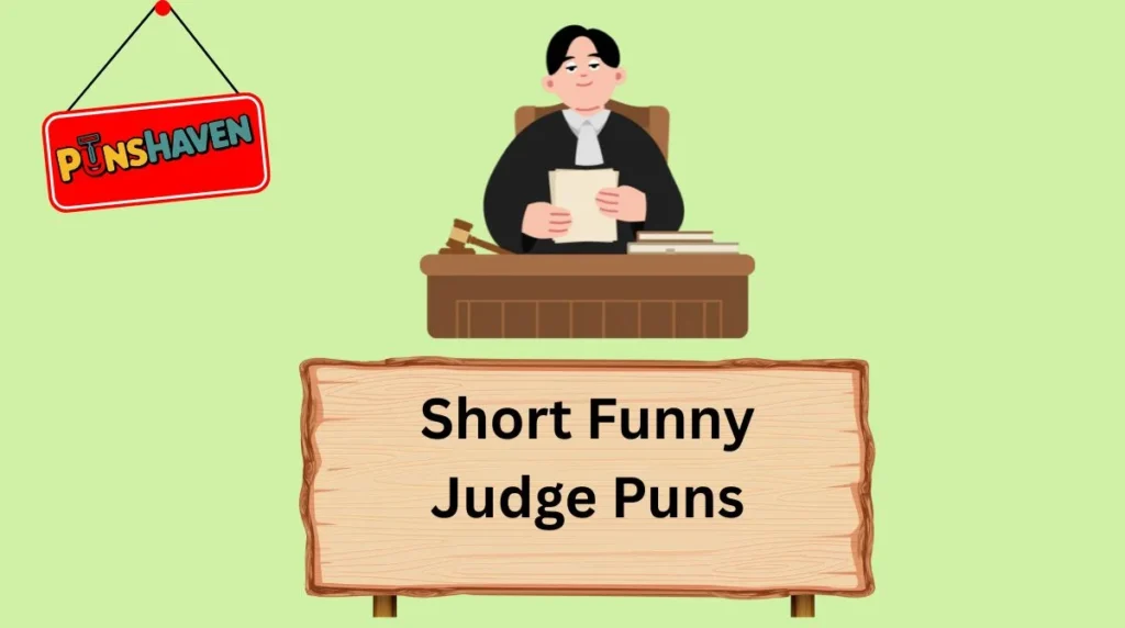 Short Funny Judge Puns