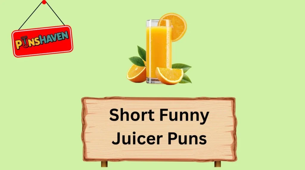 Short Funny Juicer Puns