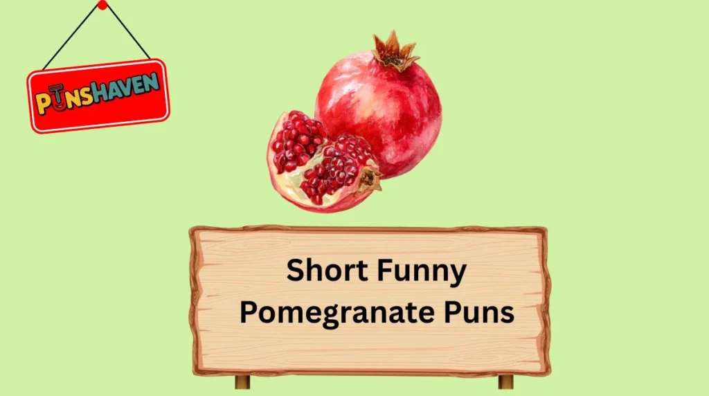 Short Funny Pomegranate Puns