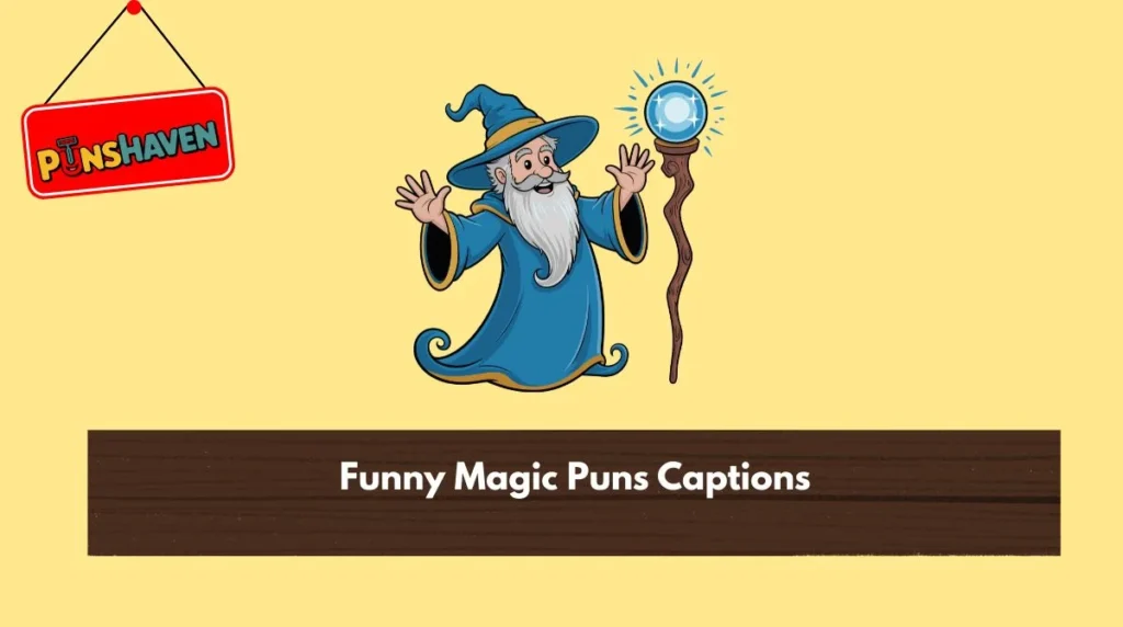 Funny Magic Puns Captions