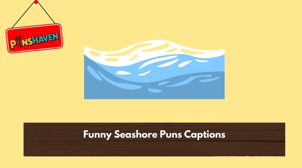 Funny Seashore Puns Captions