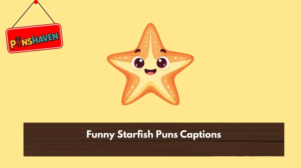 Funny Starfish Puns Captions