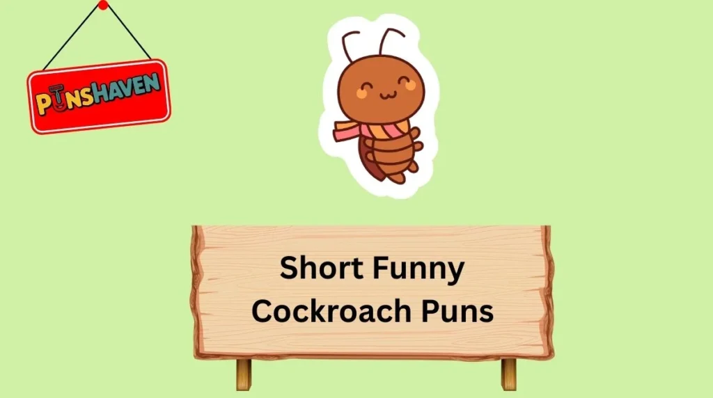 Short Funny Cockroach Puns