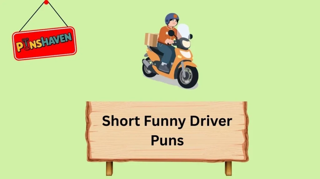 Short Funny Driver Puns