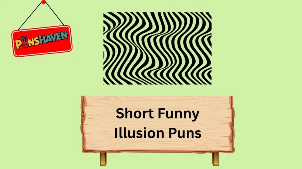 Short Funny Illusion Puns