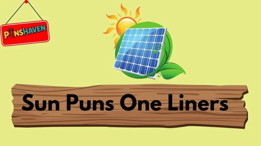 Sun Puns One Liners