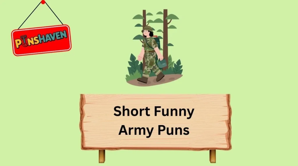 Short Funny Army Puns
