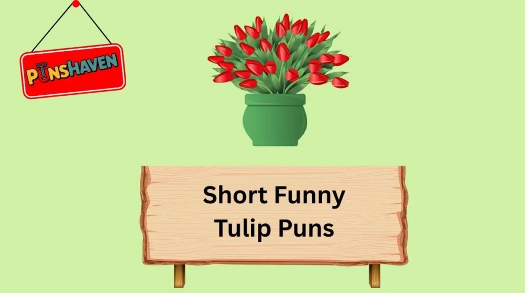 Short Funny Tulip Puns