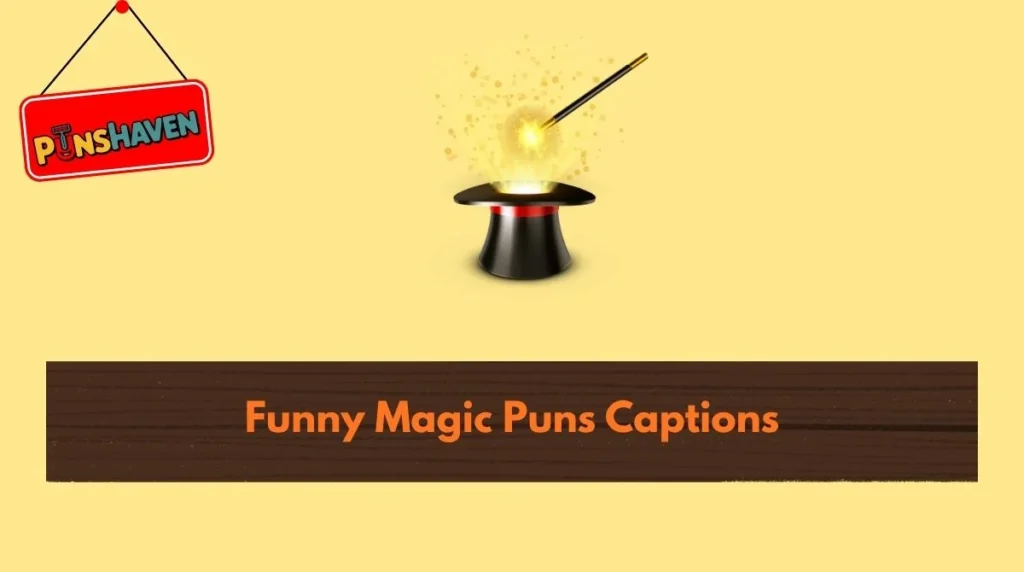 Funny Magic Puns Captions