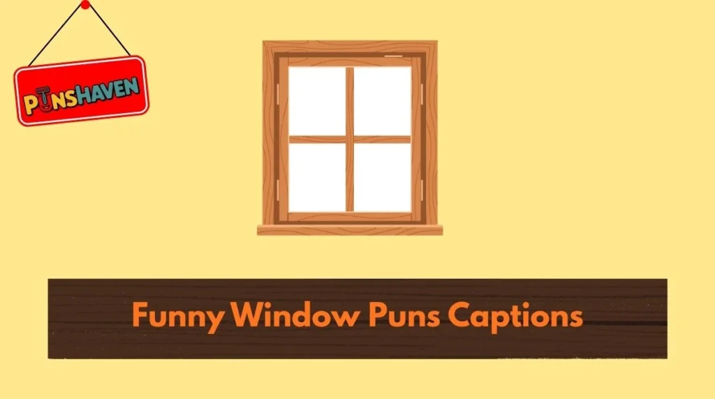 Funny Window Puns Captions