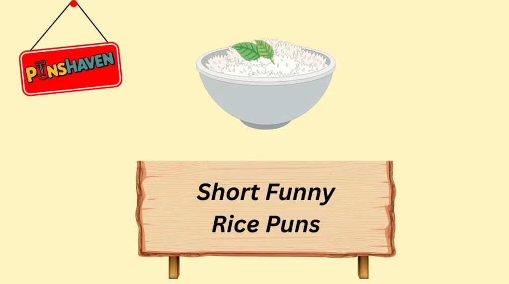 Short Funny Rice Puns