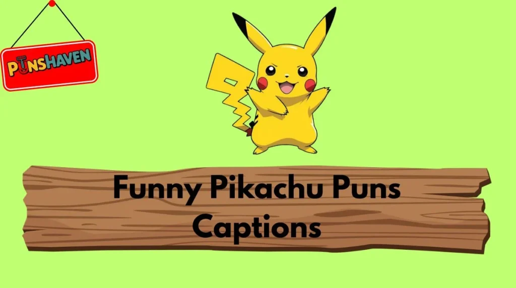 Funny Pikachu Puns Captions