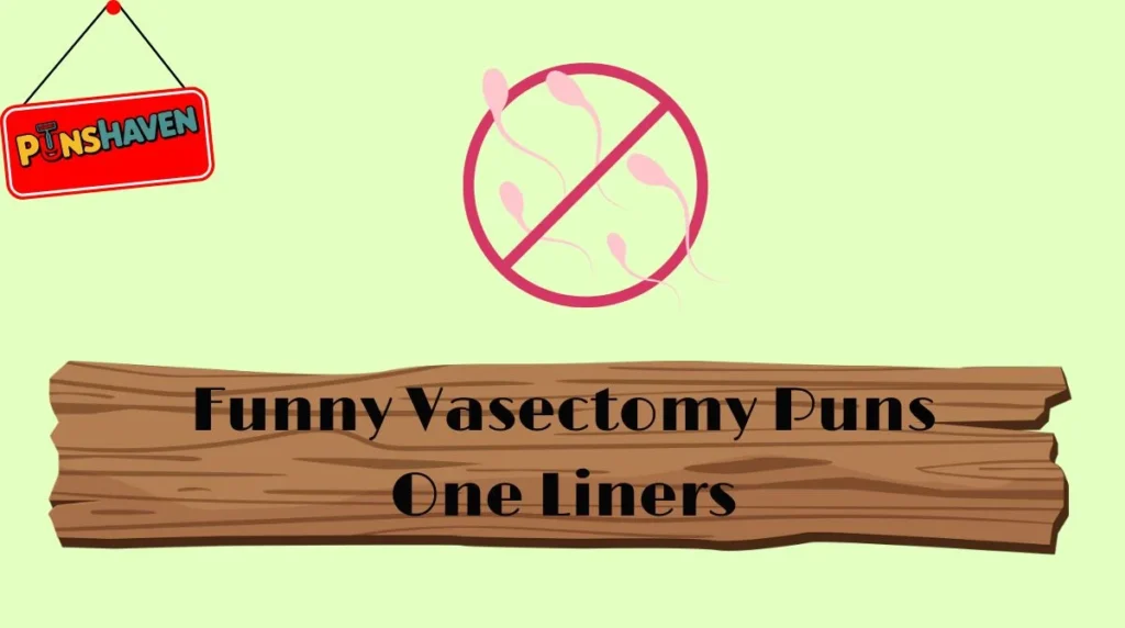 Funny Vasectomy Puns One Liners