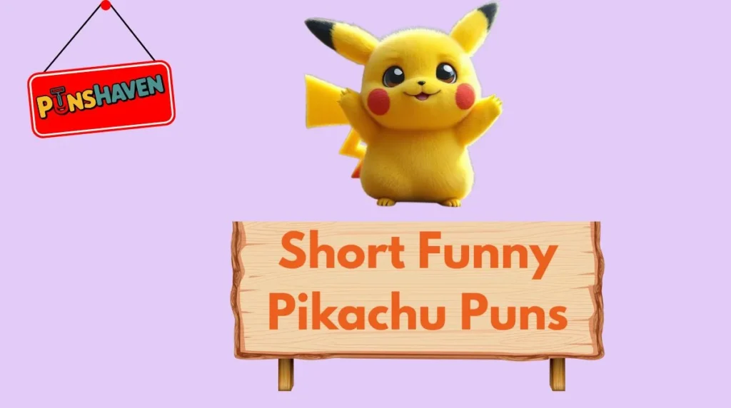 Short Funny Pikachu Puns
